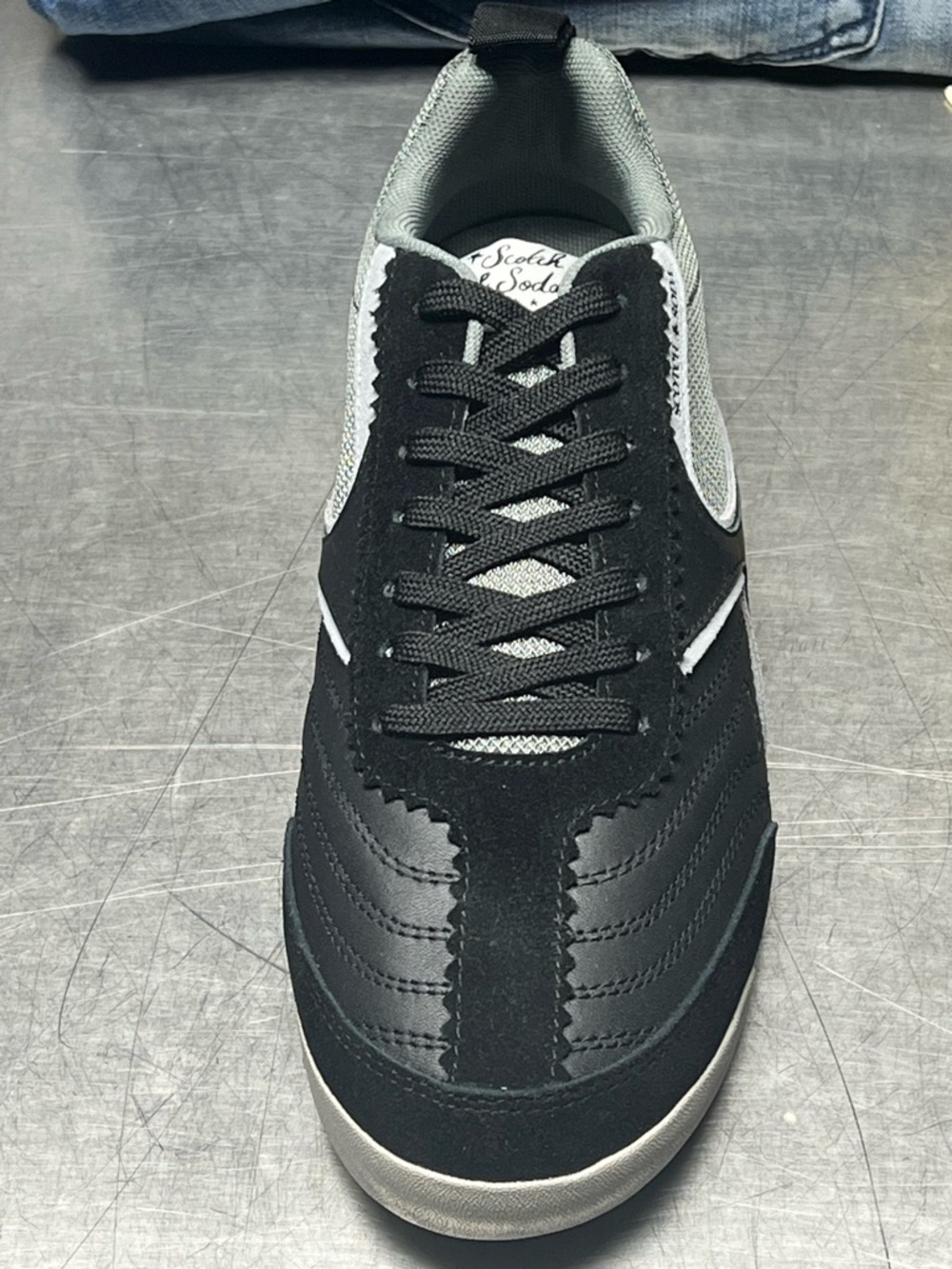 Scotch & Soda Black and Gray Men's Sneakers